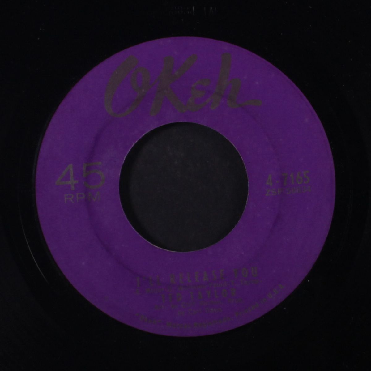i'll release you / can't take no more by TED TAYLOR