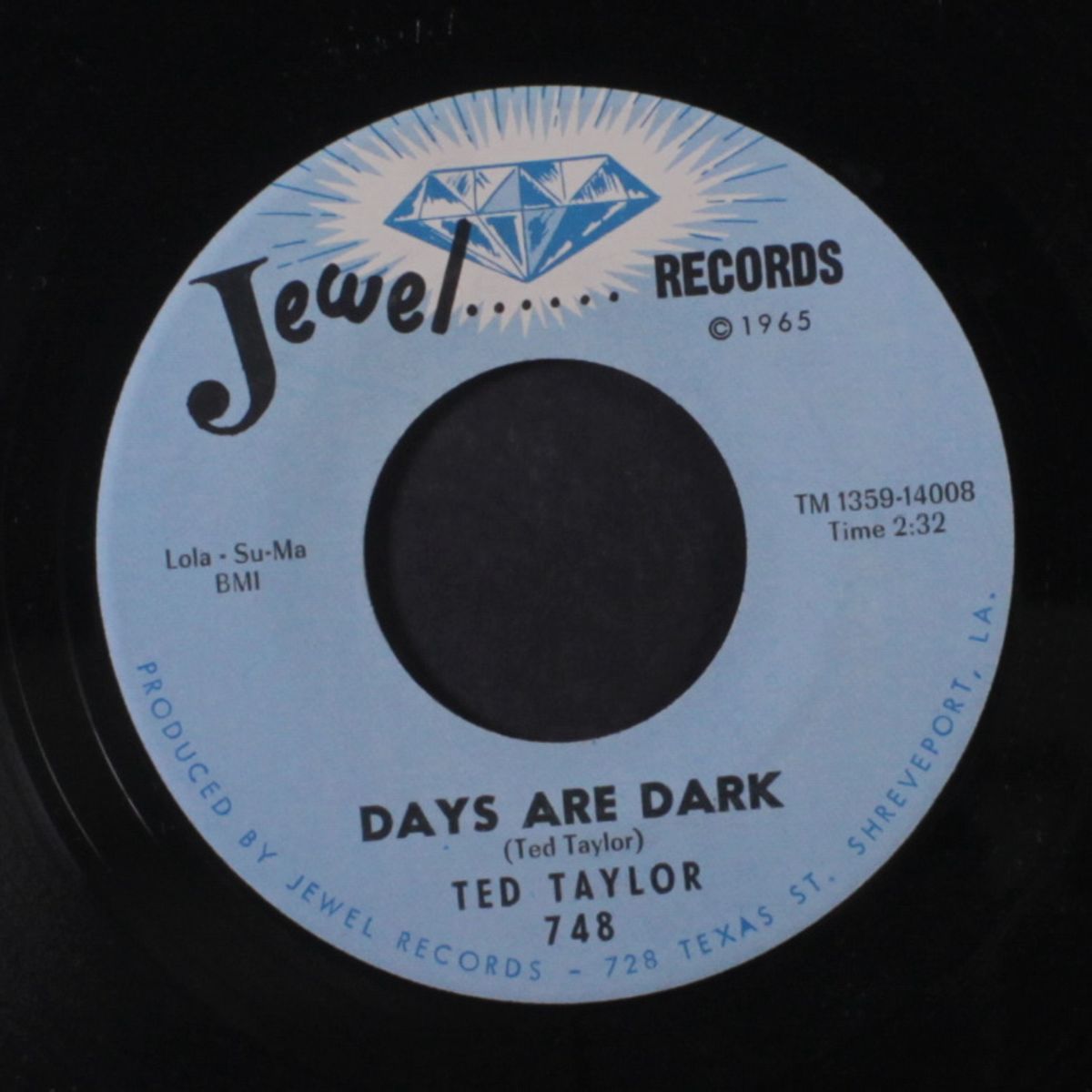 days are dark / very truly yours by TED TAYLOR