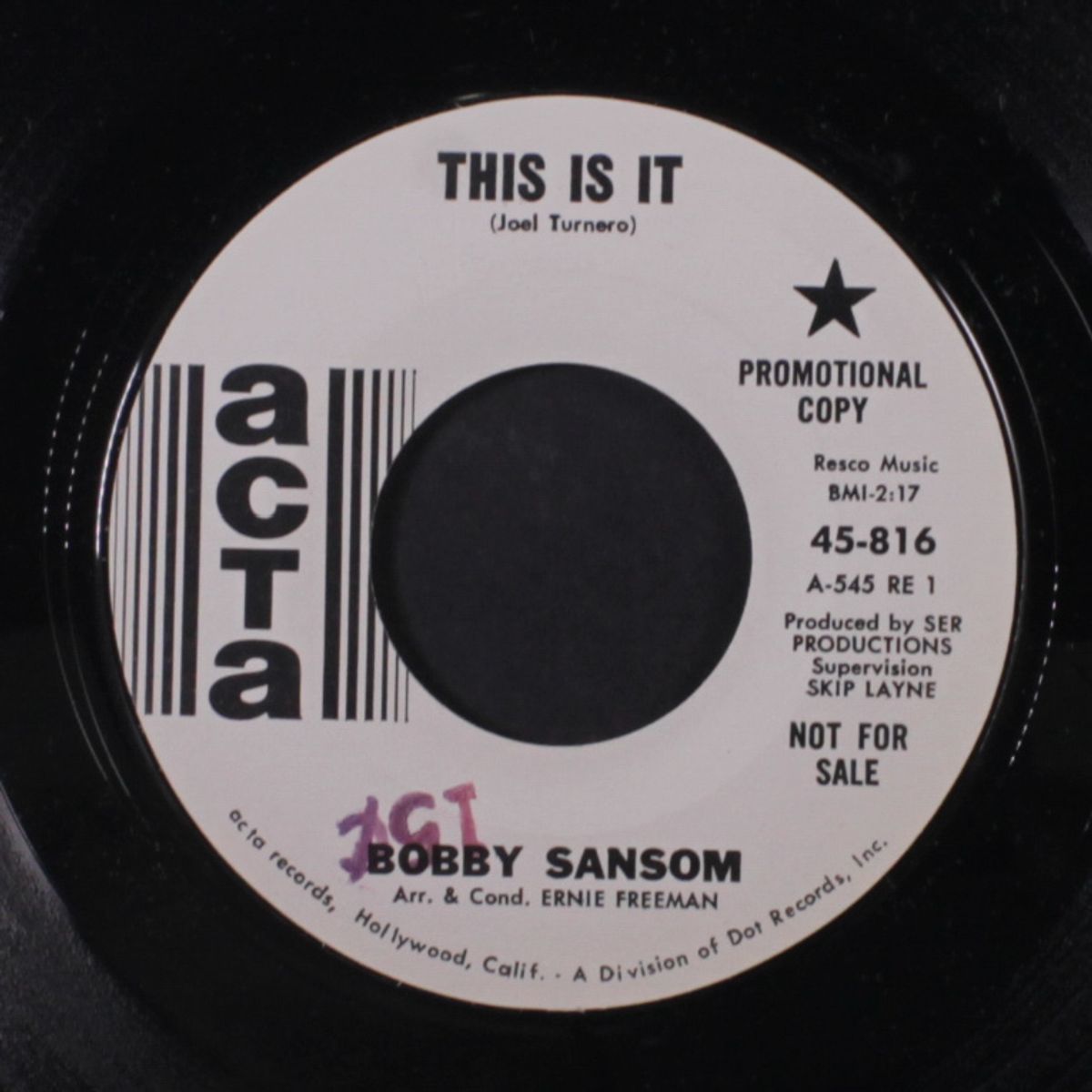 this is it / personality by BOBBY SANSOM