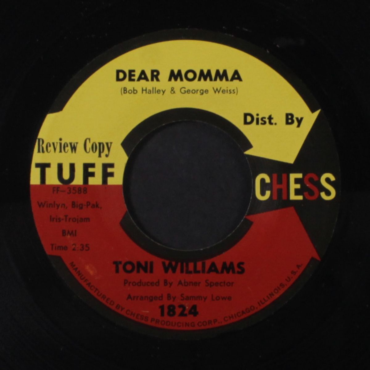 oh baby / dear momma by TONI WILLIAMS