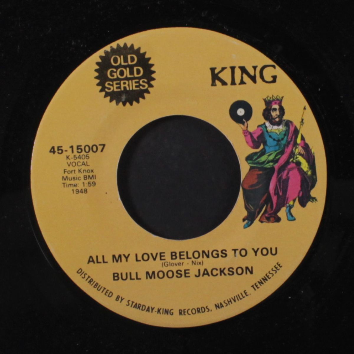 all my love belongs to you / i love you, yes i do by BULL 'MOOSE' JACKSON