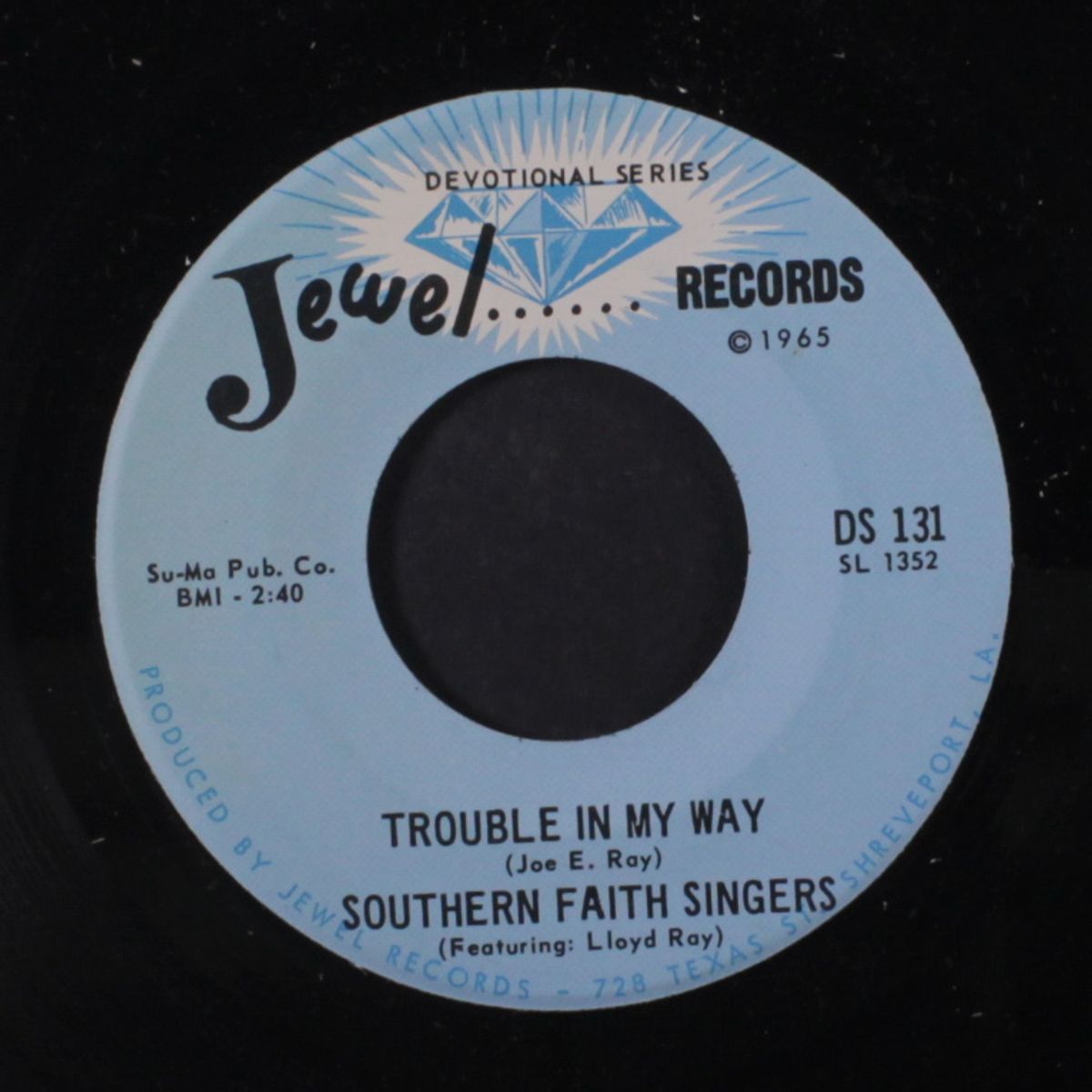 trouble in my way / what he's done for me by SOUTHERN FAITH SINGERS
