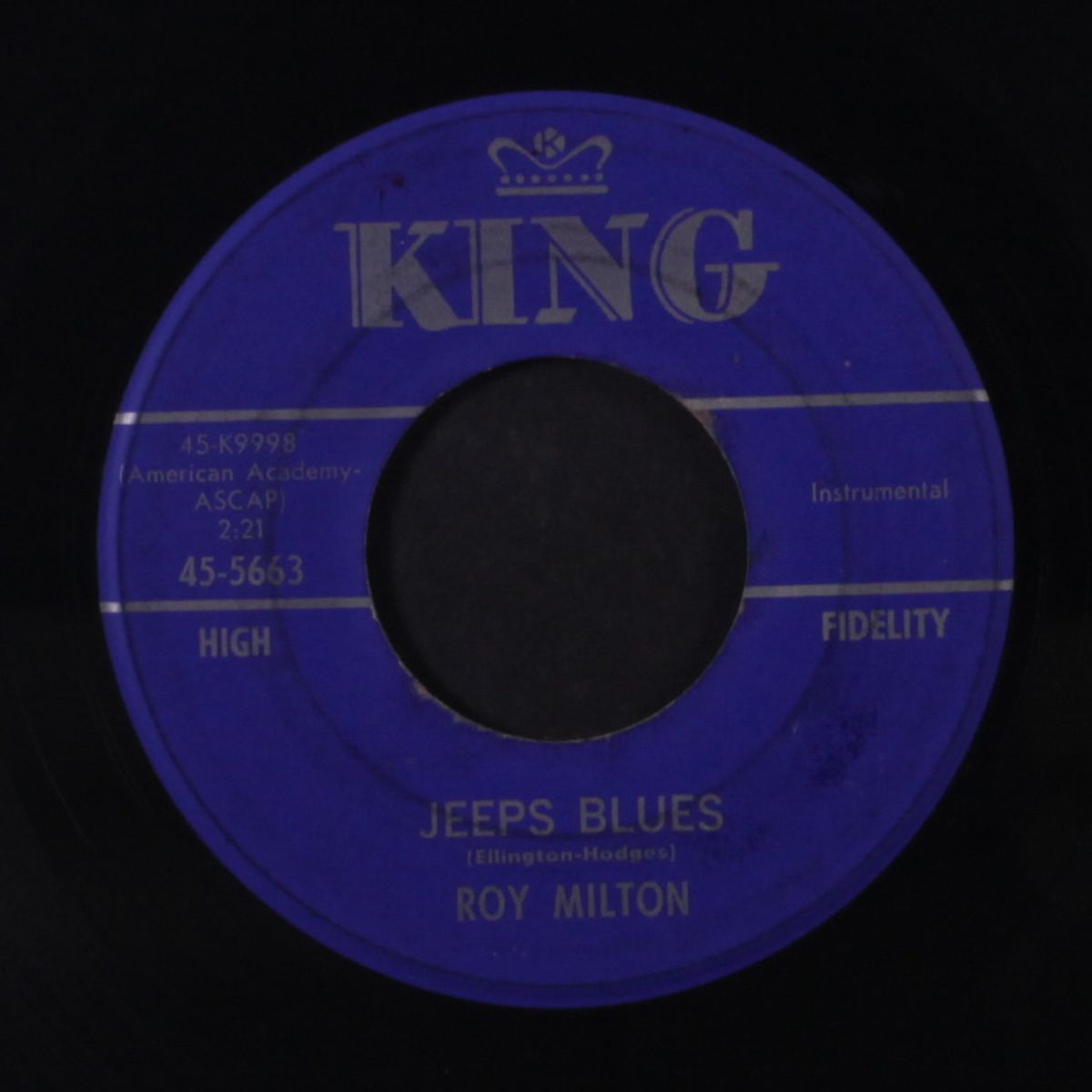 jeeps blues / r.m. blues by ROY MILTON
