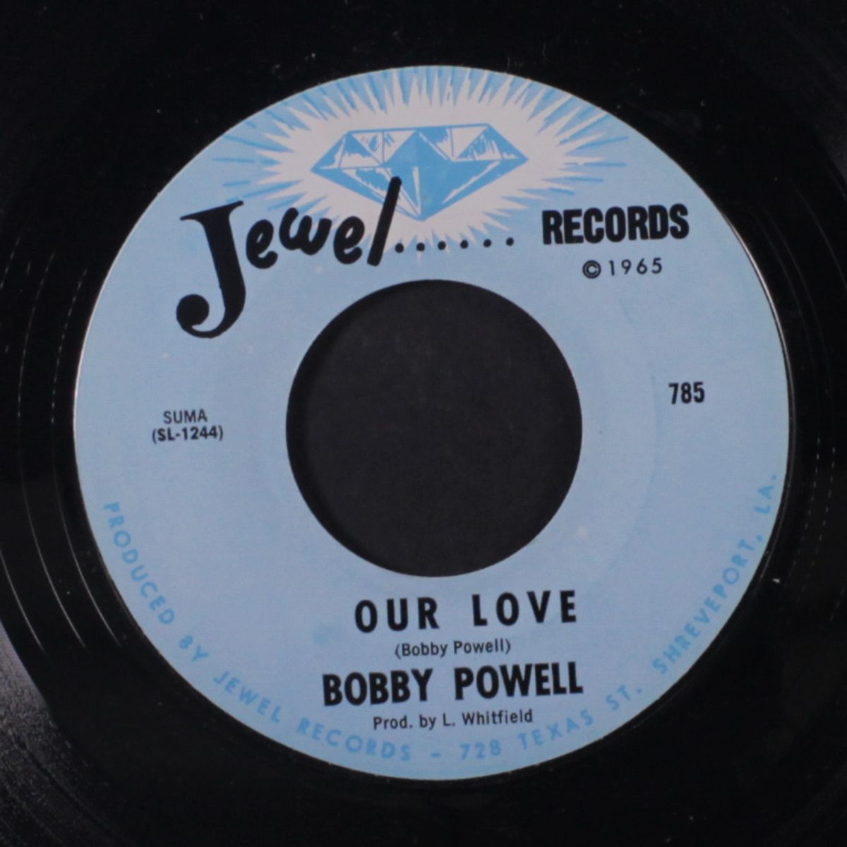 our love / red sails in the sunset by BOBBY POWELL