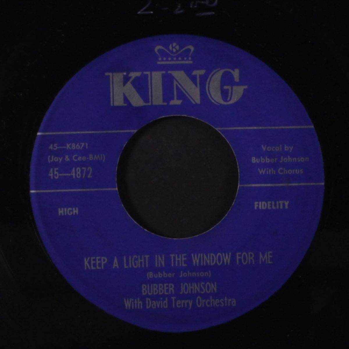 keep a light in the window for me by BUBBER JOHNSON