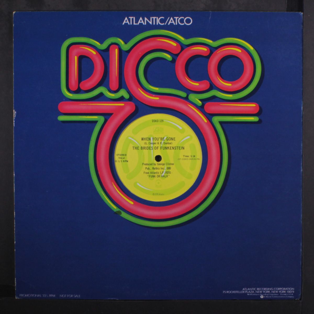 disco to go / when you're gone by BRIDES OF FUNKENSTEIN