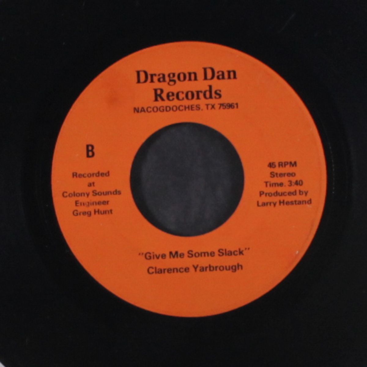 reminisce / give me some slack by CLARENCE YARBROUGH
