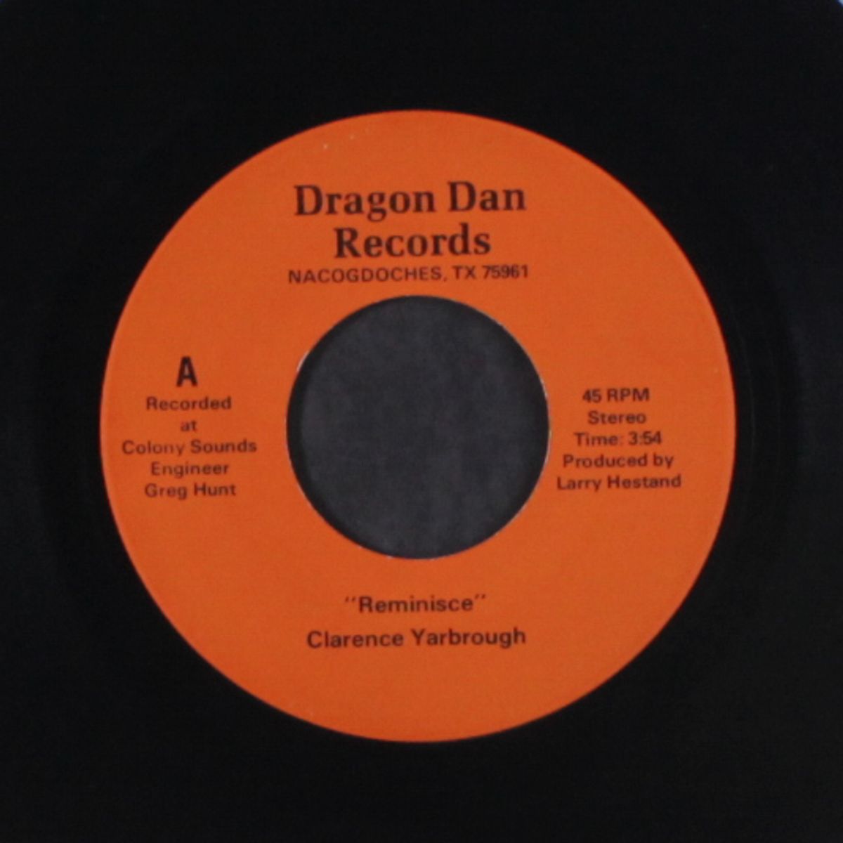 reminisce / give me some slack by CLARENCE YARBROUGH