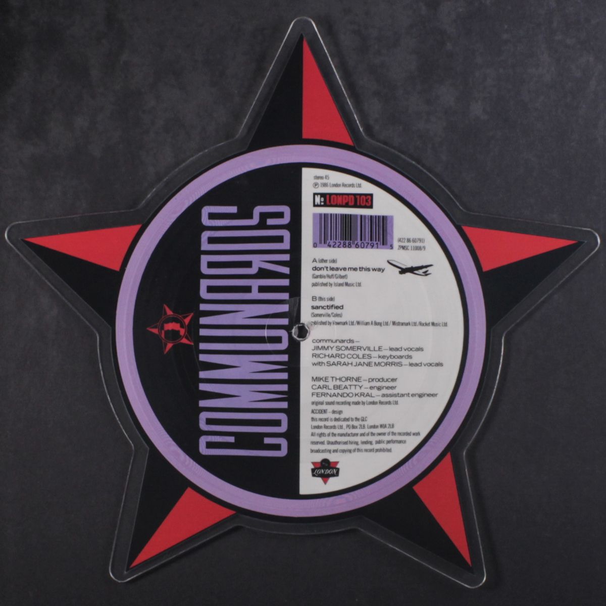 don't leave me this way / sanctified by COMMUNARDS