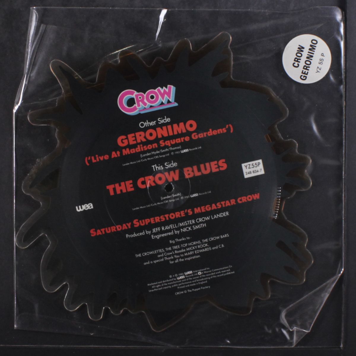 geronimo /the crow blues by CROW