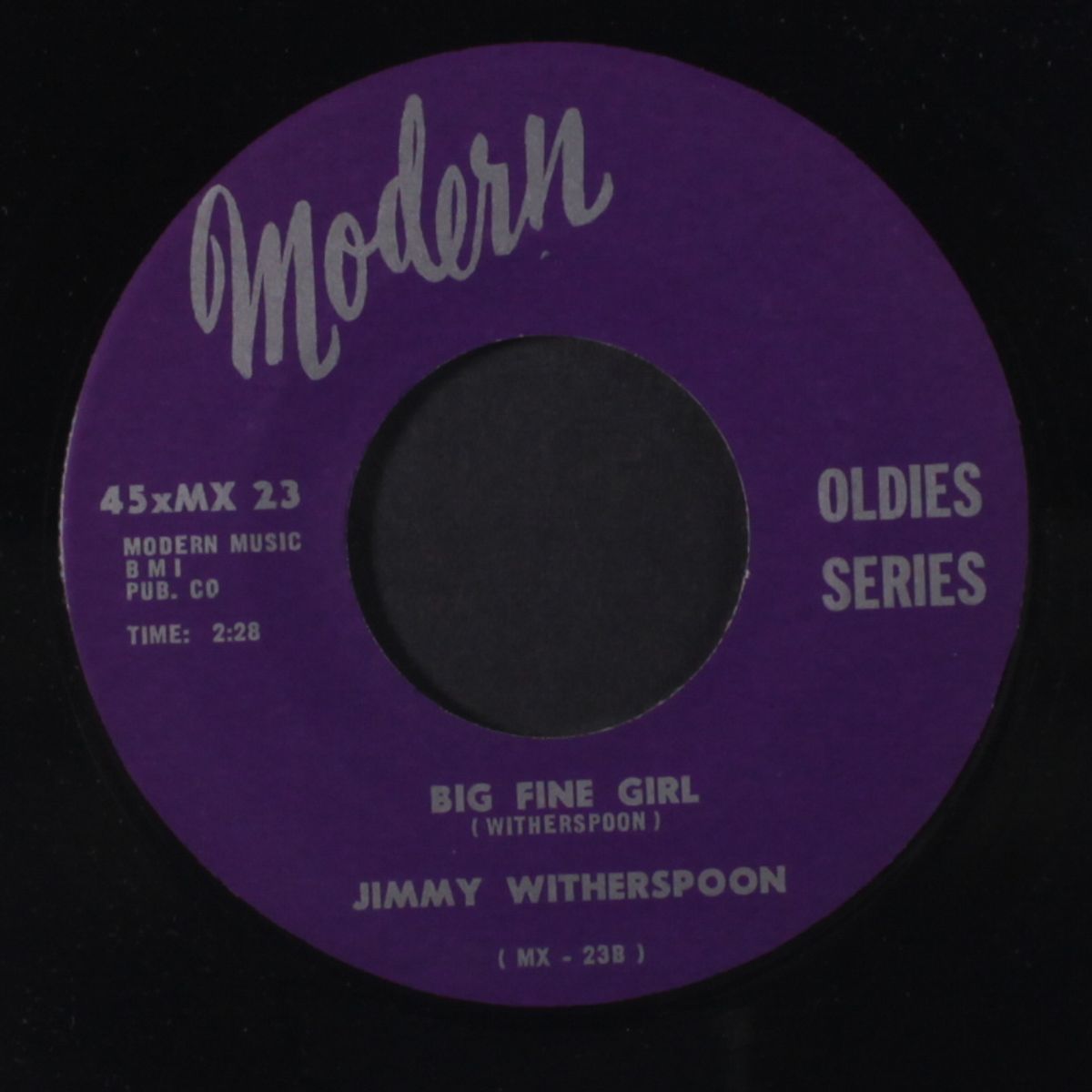 no rollin blues / big fine girl by JIMMY WITHERSPOON
