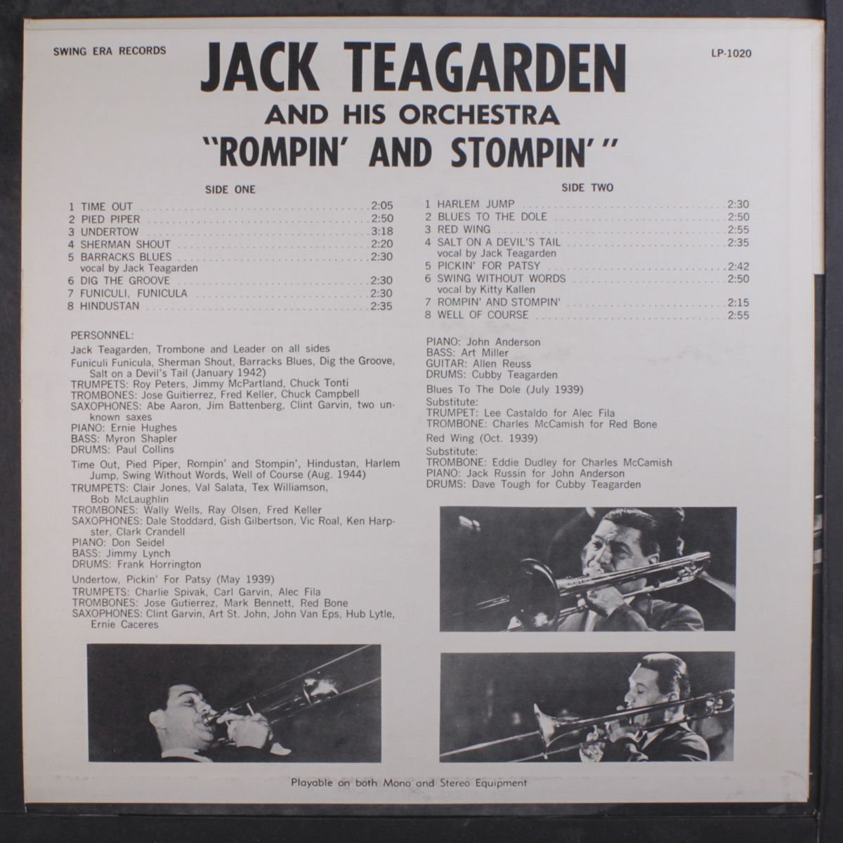 rompin' and stompin' by JACK TEAGARDEN
