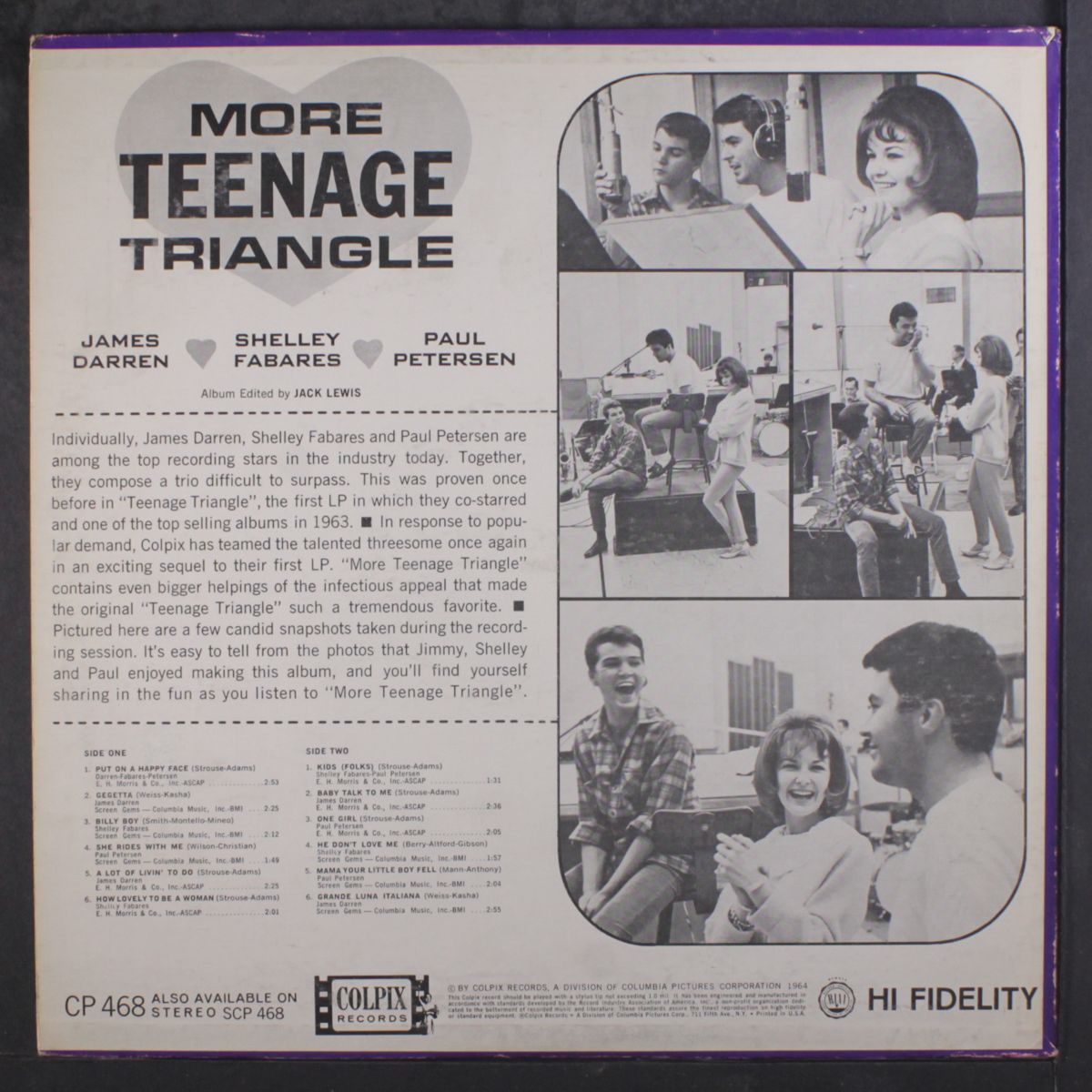 more teenage triangle by FABARES, DARREN, PETERSEN