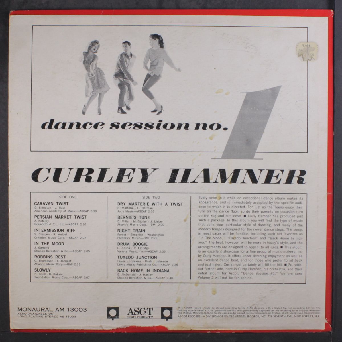 dance session number one by CURLEY HAMNER