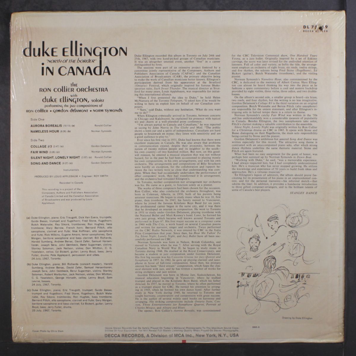 north of the border in canada by DUKE ELLINGTON