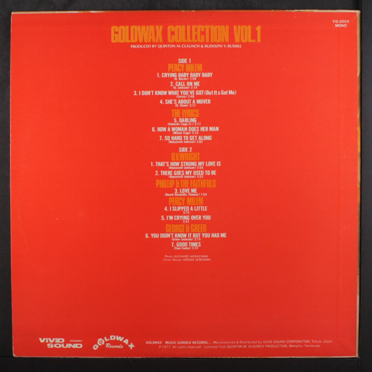 goldwax collection, vol. 1 by VARIOUS