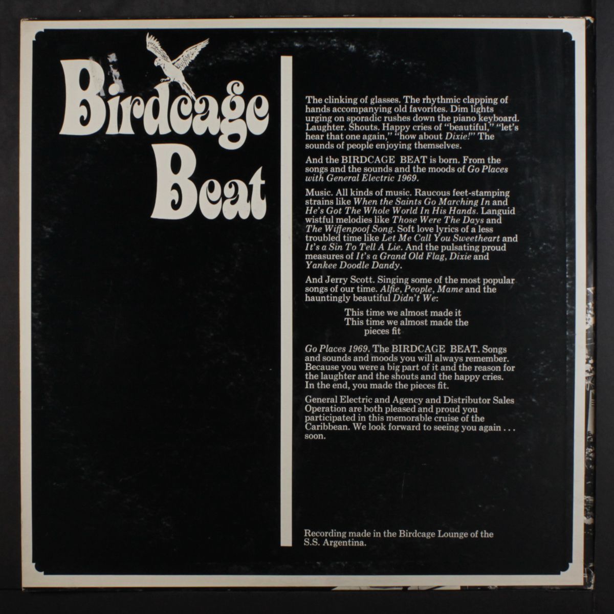birdcage beat by JERRY SCOTT