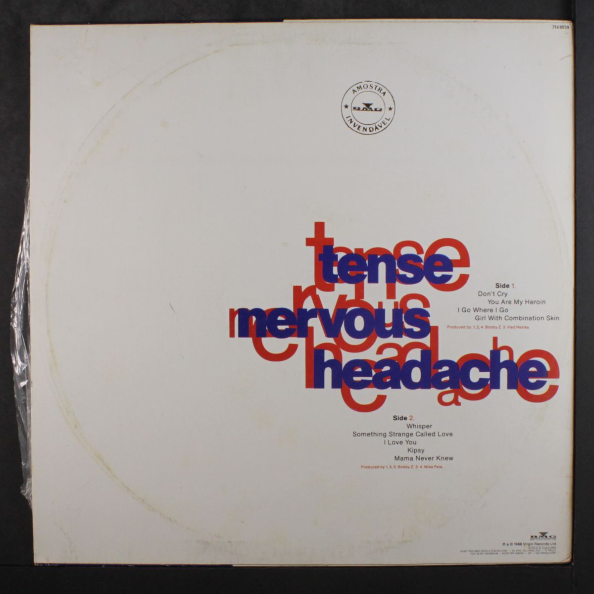 tense nervous headache by BOY GEORGE