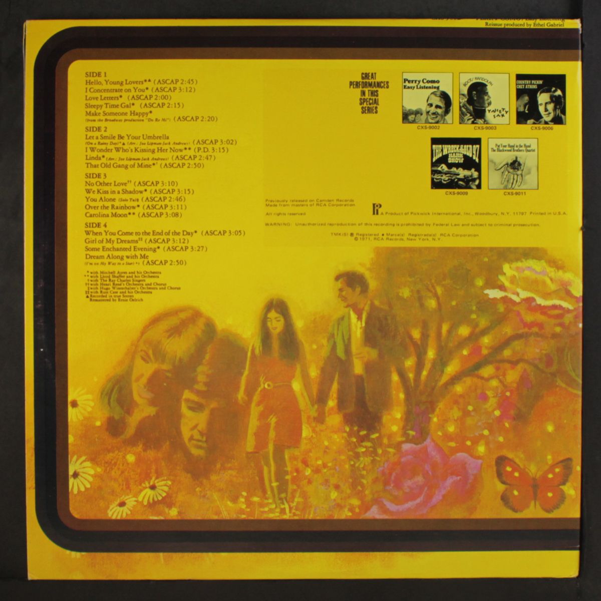 easy listening by PERRY COMO