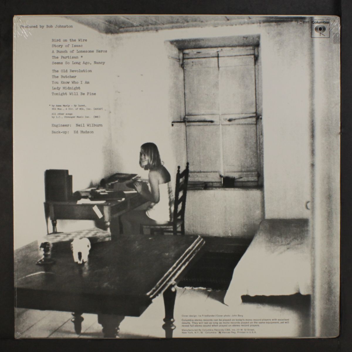 songs from a room by LEONARD COHEN