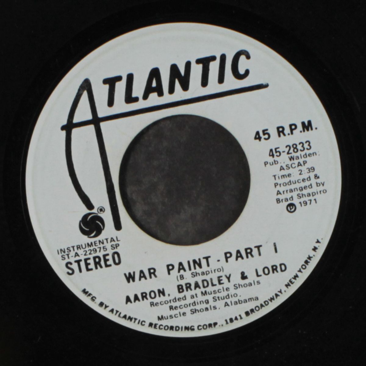 war paint, part 1 / mono by AARON, BRADLEY & LORD