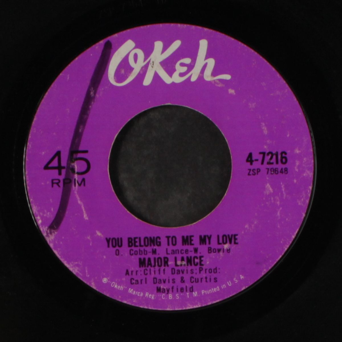 come see / you belong to me my love by MAJOR LANCE