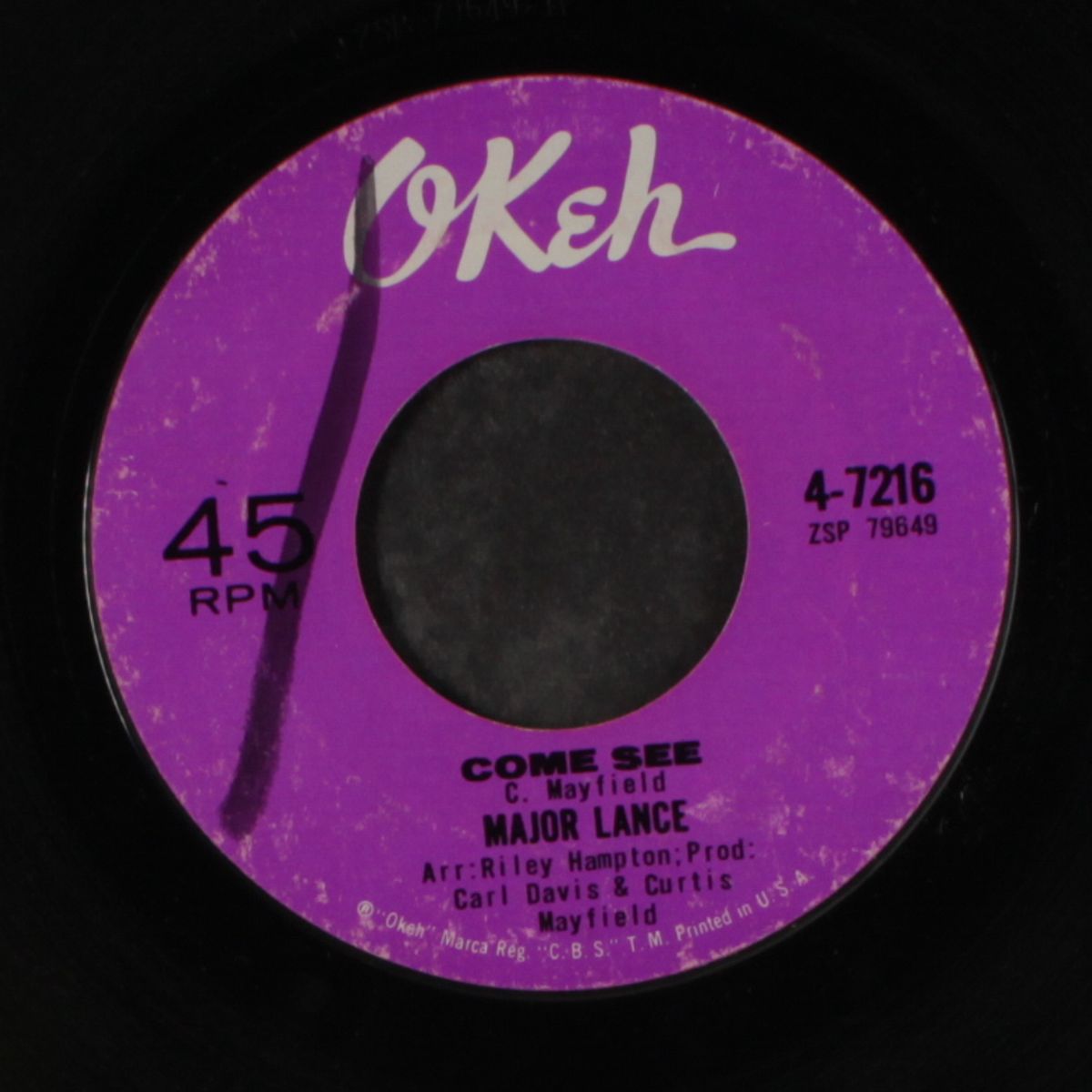 come see / you belong to me my love by MAJOR LANCE