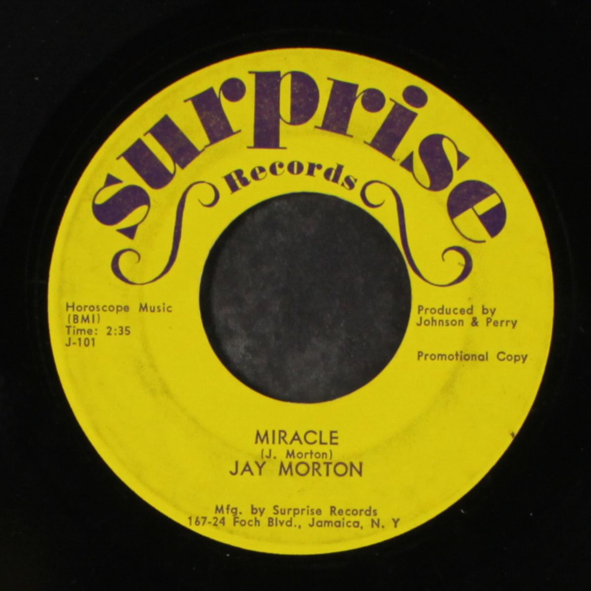 sorry 'bout that / miracle by JAY MORTON