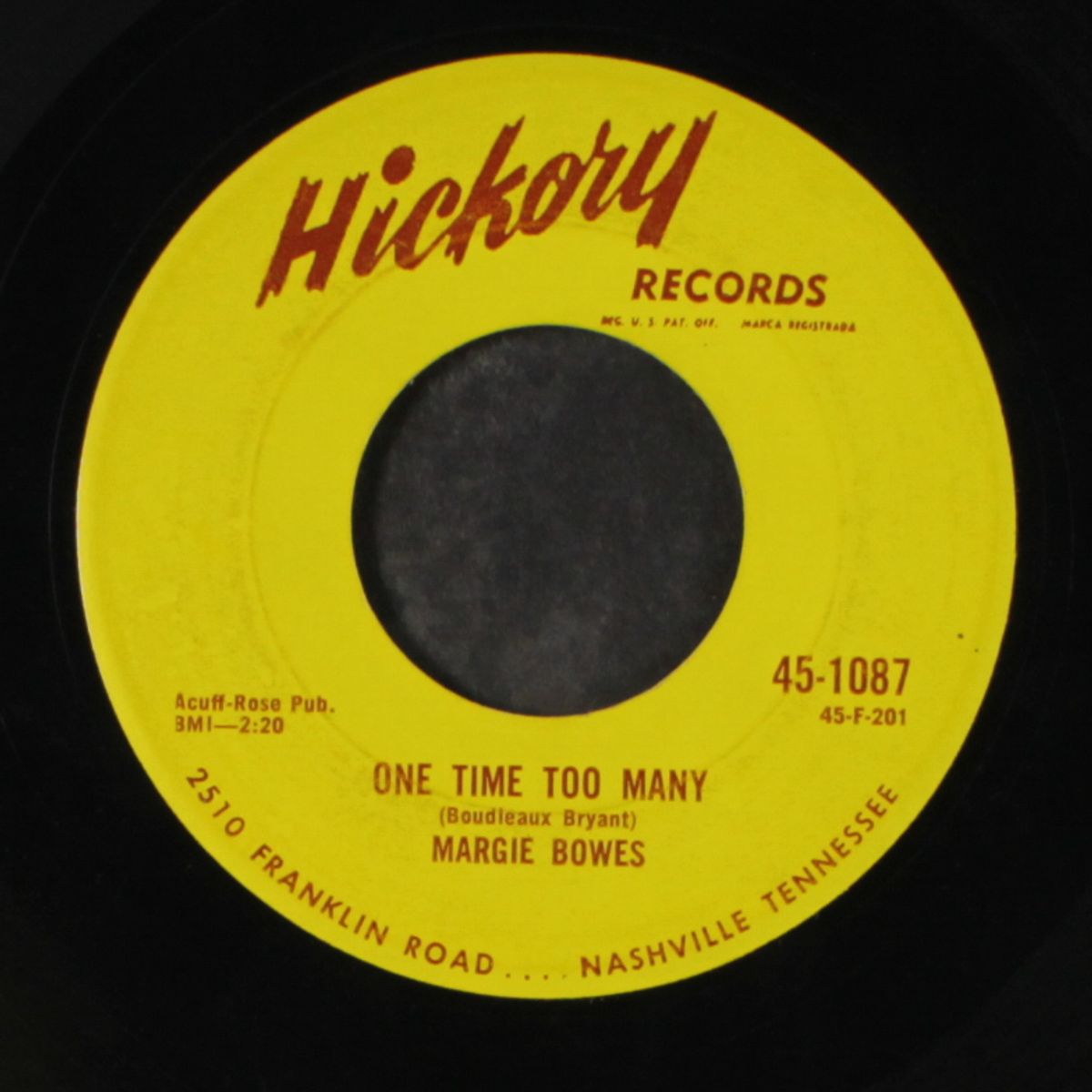 one time too many / violets and cheap perfume by MARGIE BOWES