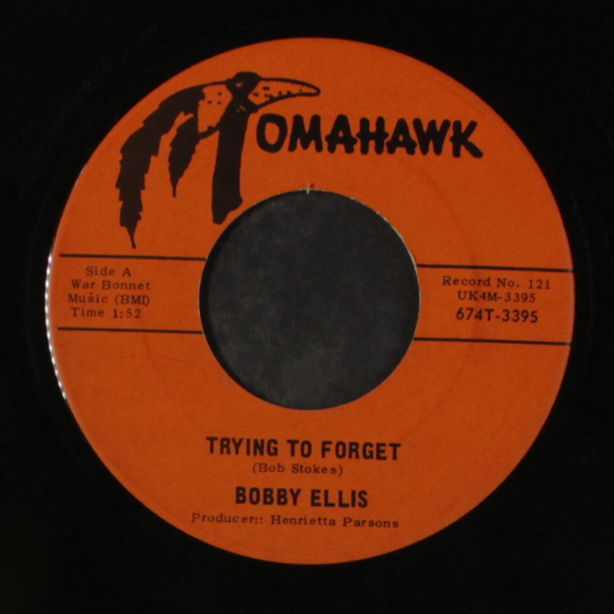 trying to forget / there's just no way by BOBBY ELLIS
