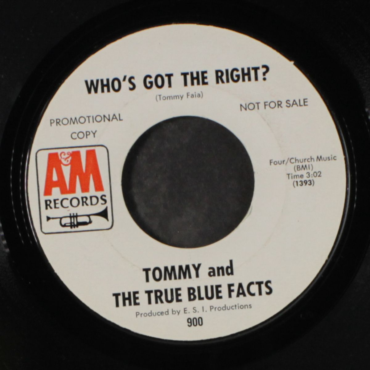 i'm back / who's got the right by TOMMY & TRUE BLUE FACTS