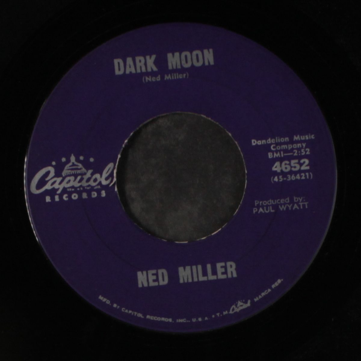 go on back, you fool / dark moon by NED MILLER