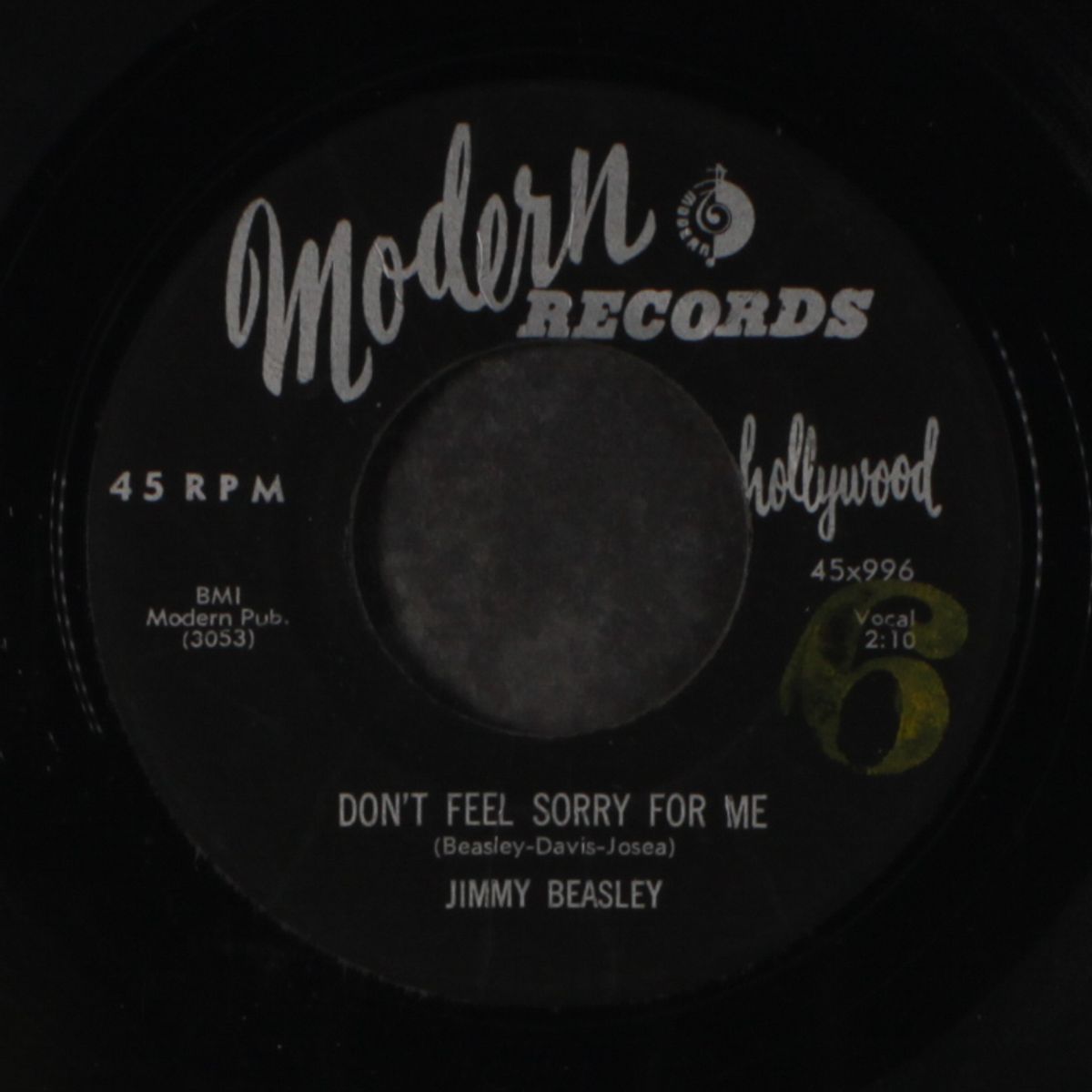 don't feel sorry for me / little coquette by JIMMY BEASLEY