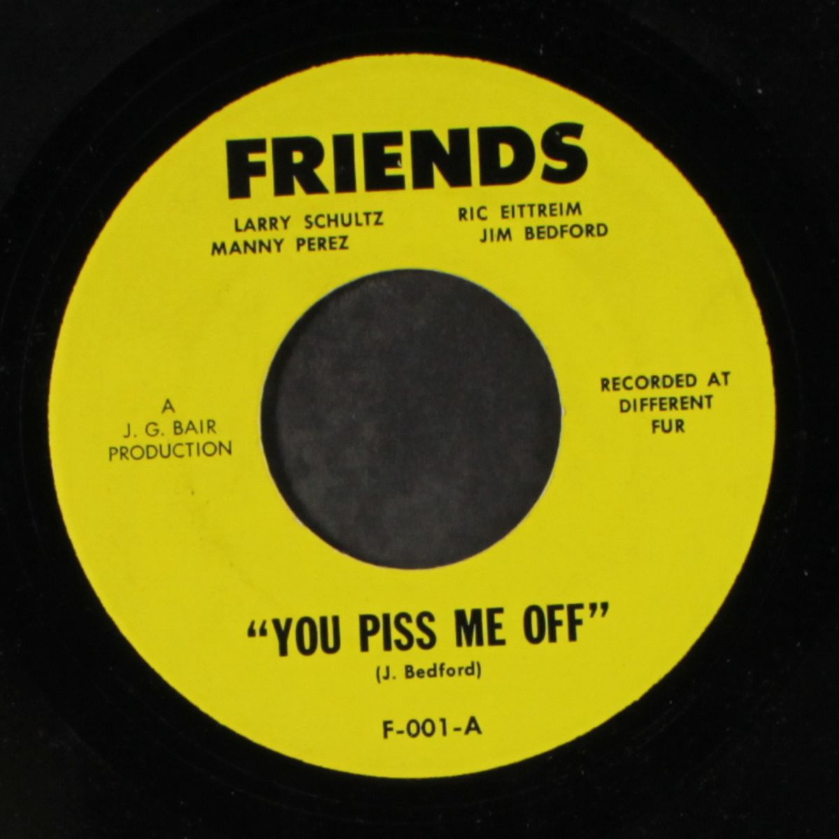 sure feels good / you piss me off by FRIENDS