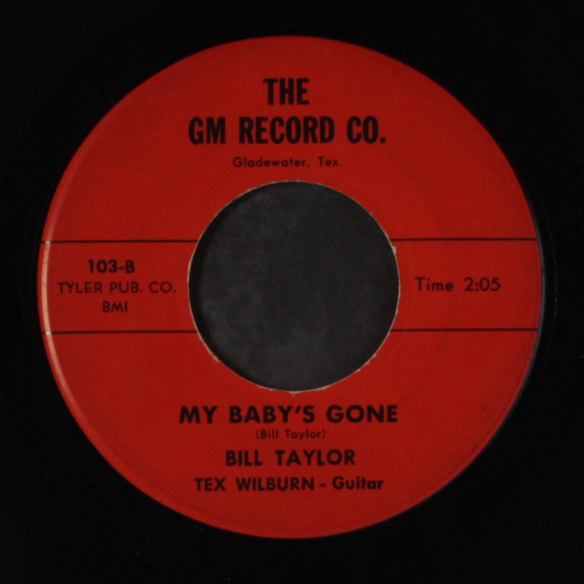 my baby's gone by BILL TAYLOR