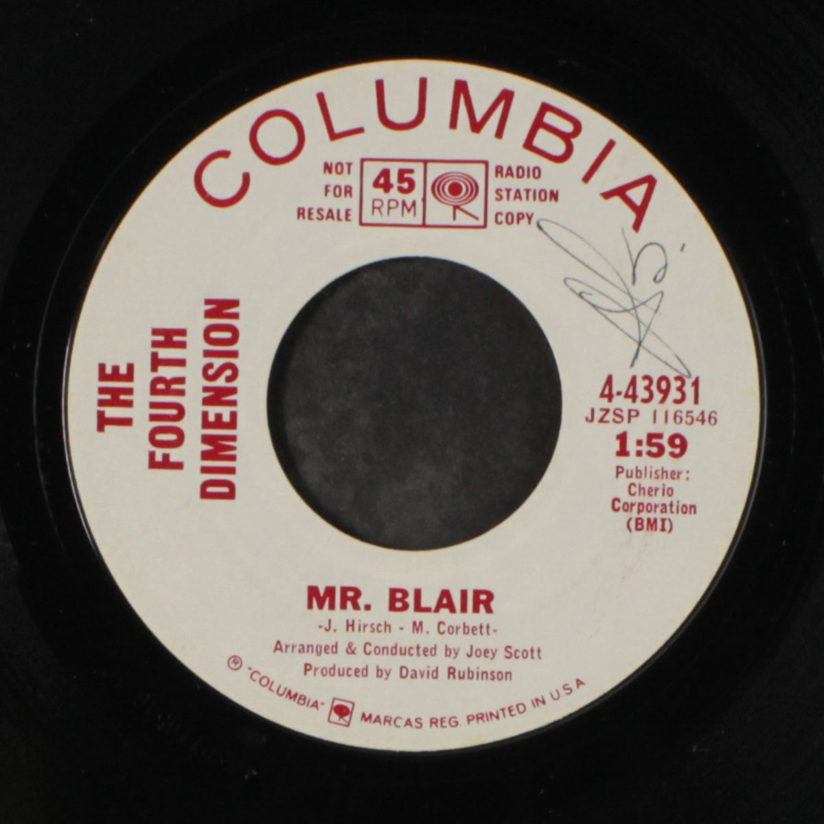 mr. blair / you're my unhappiness by FOURTH DIMENSION