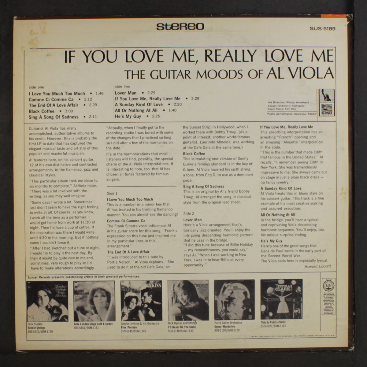 if you love me, really love me by AL VIOLA