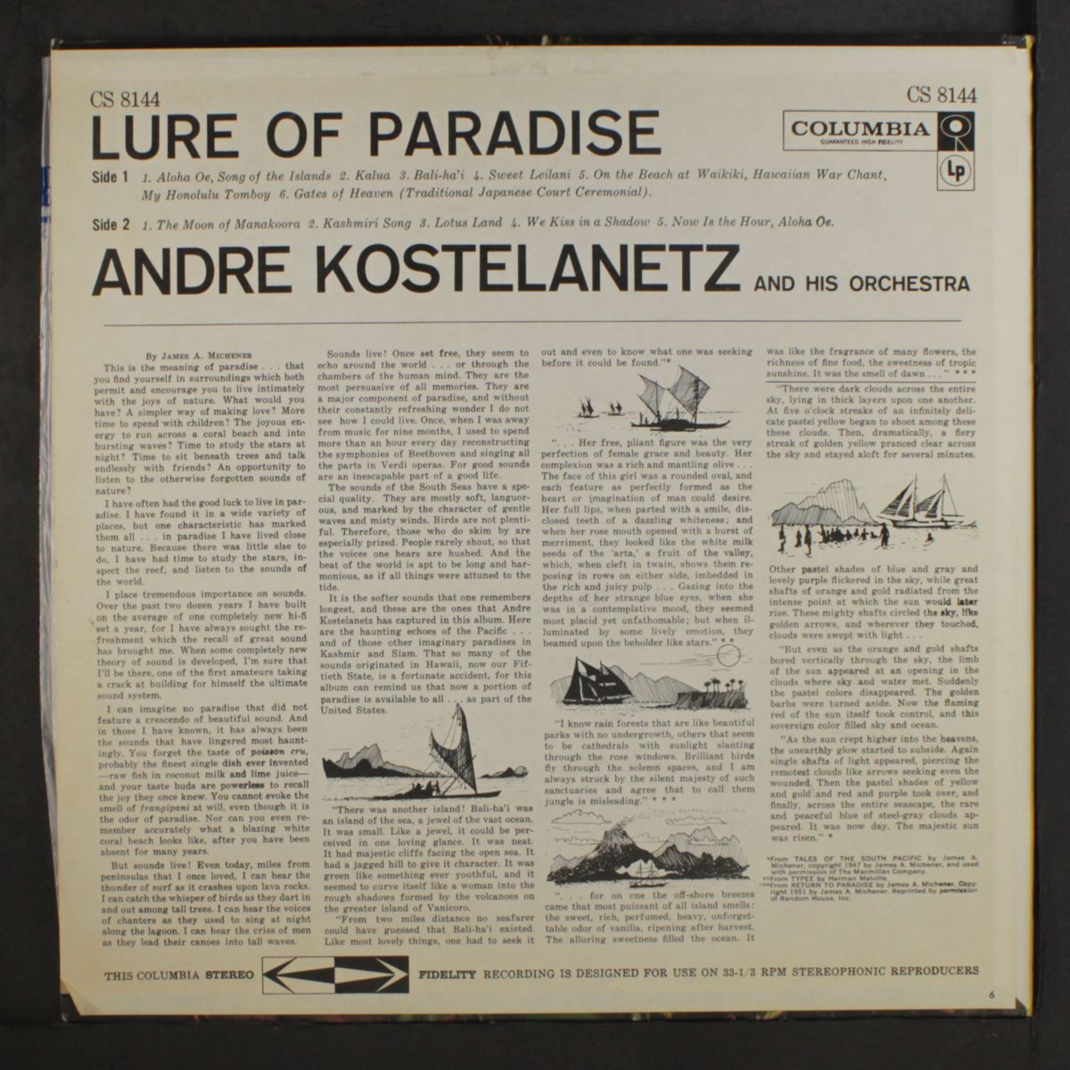 lure of paradise by ANDRE KOSTELANETZ