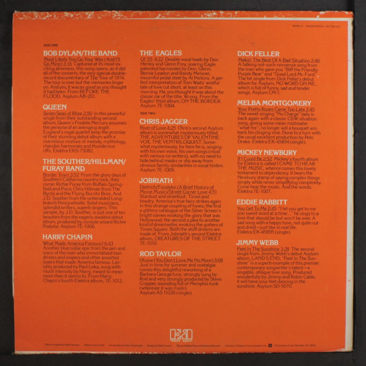 elektra / asylum summer sampler by VARIOUS