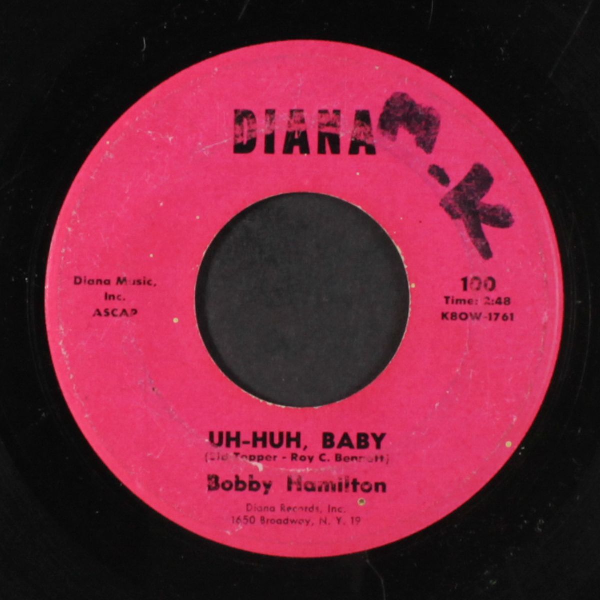uh-huh, baby / lonesome blues by BOBBY HAMILTON
