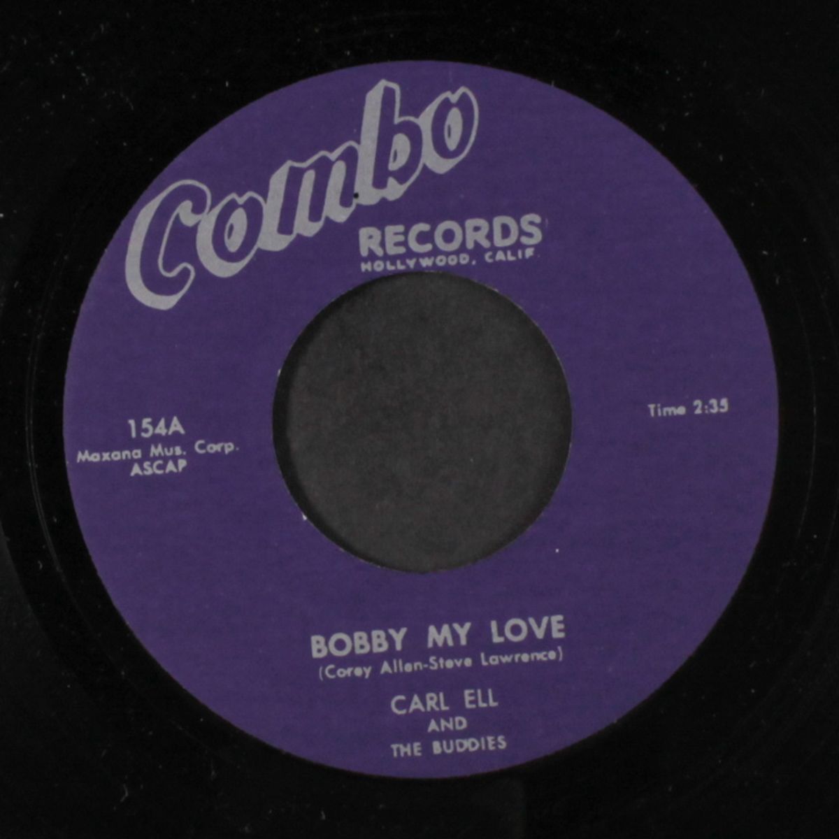 bobby my love / sunshine by CARL ELL & BUDDIES