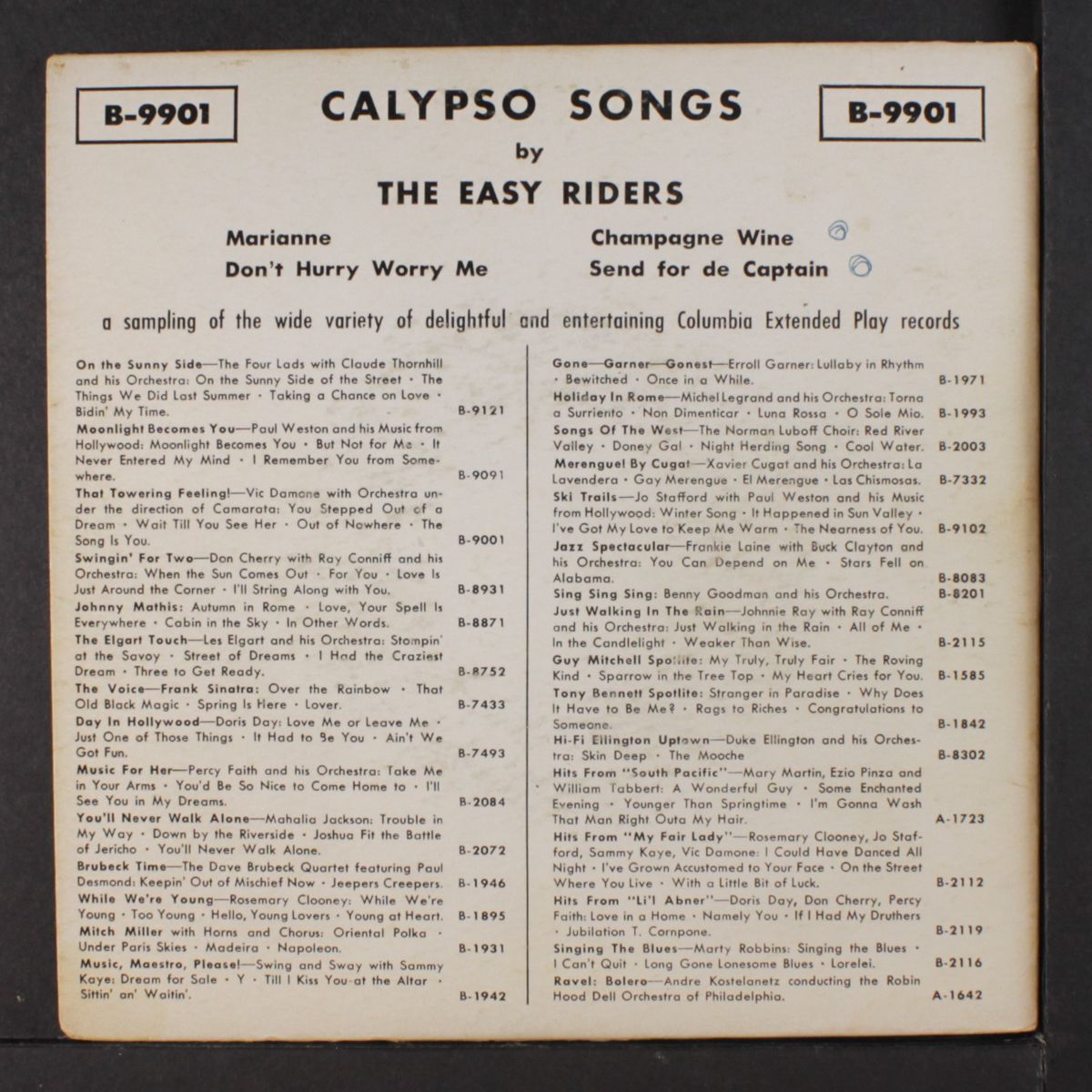calypso songs by EASY RIDERS