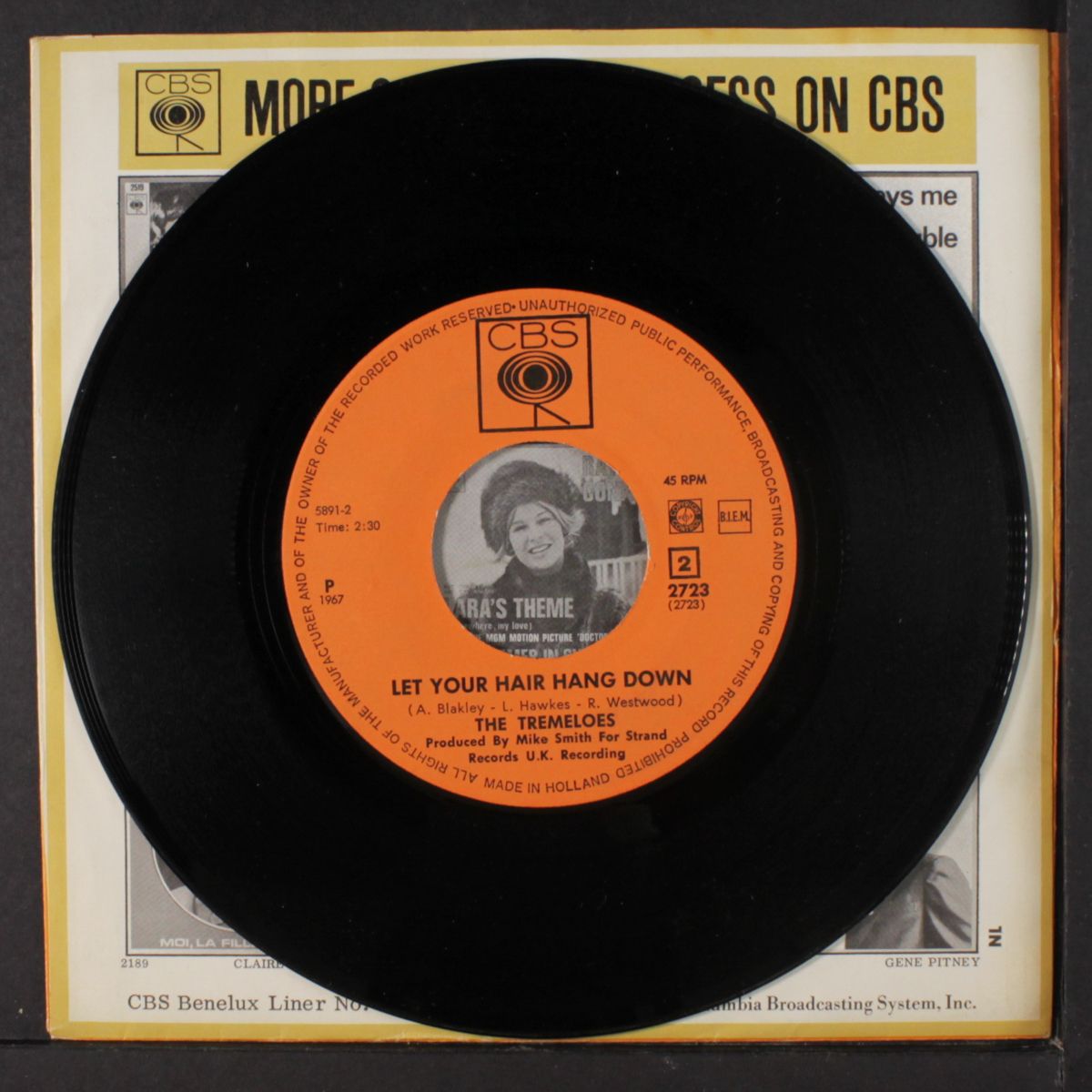 silence is golden / let your hair hang down by TREMELOES