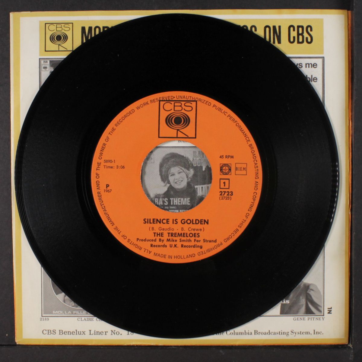 silence is golden / let your hair hang down by TREMELOES