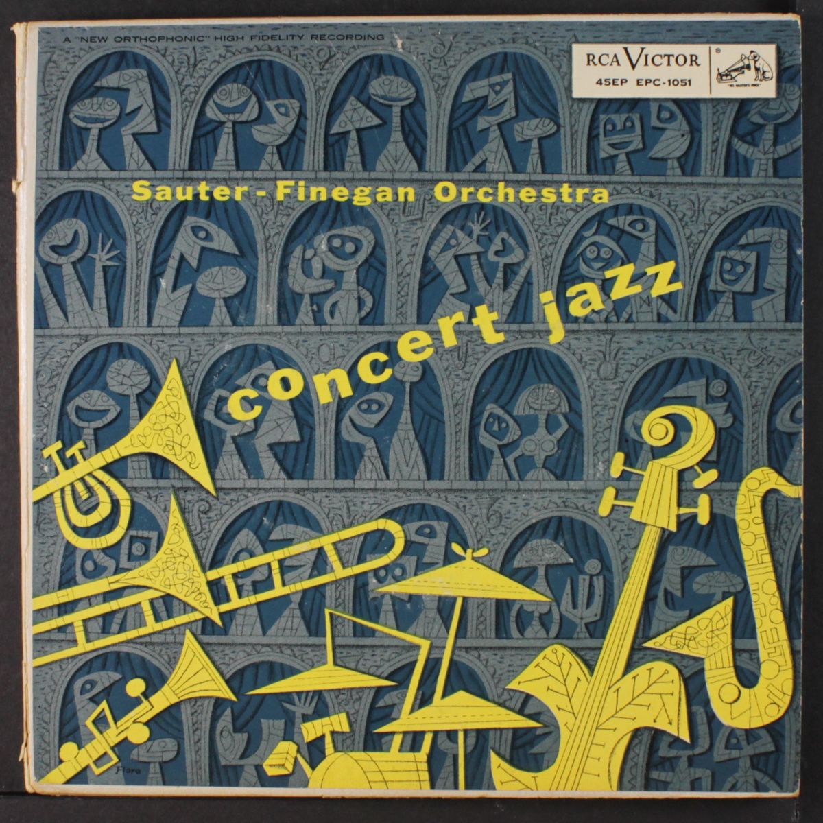 concert jazz by SAUTER-FINEGAN ORCHESTRA
