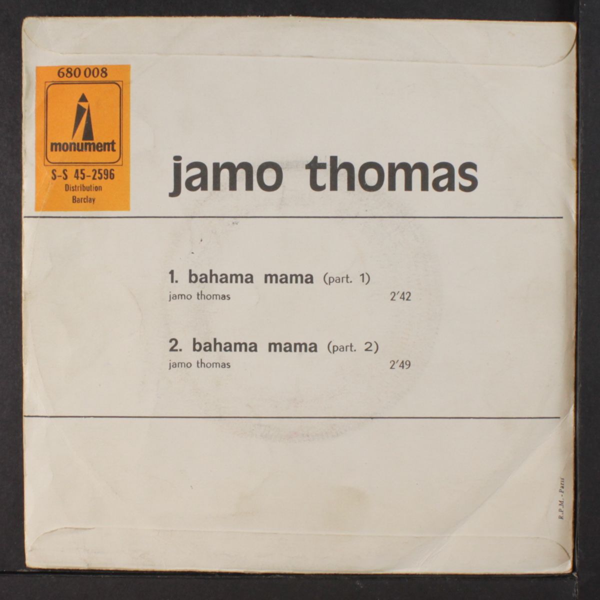 bahama mama / part ii by JAMO THOMAS
