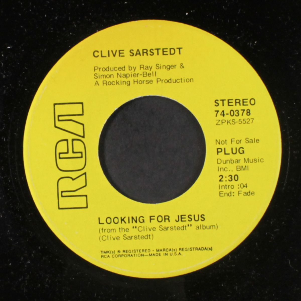 looking for jesus / anything you want me to be by CLIVE SARSTEDT