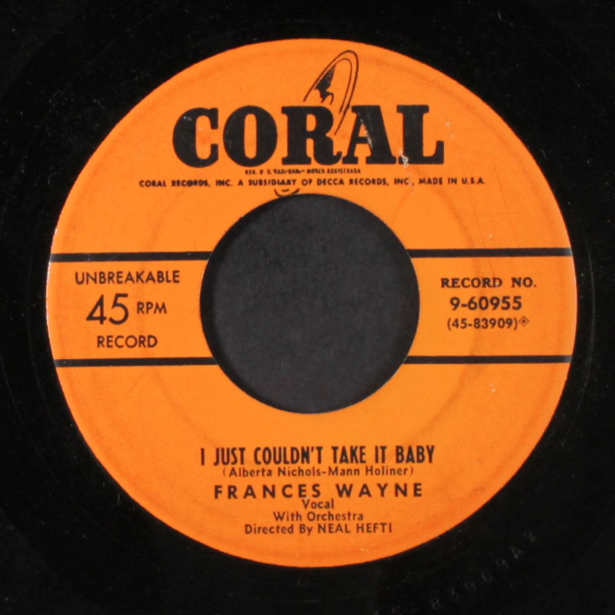 stormy weather / i just couldn't take it baby by FRANCES WAYNE