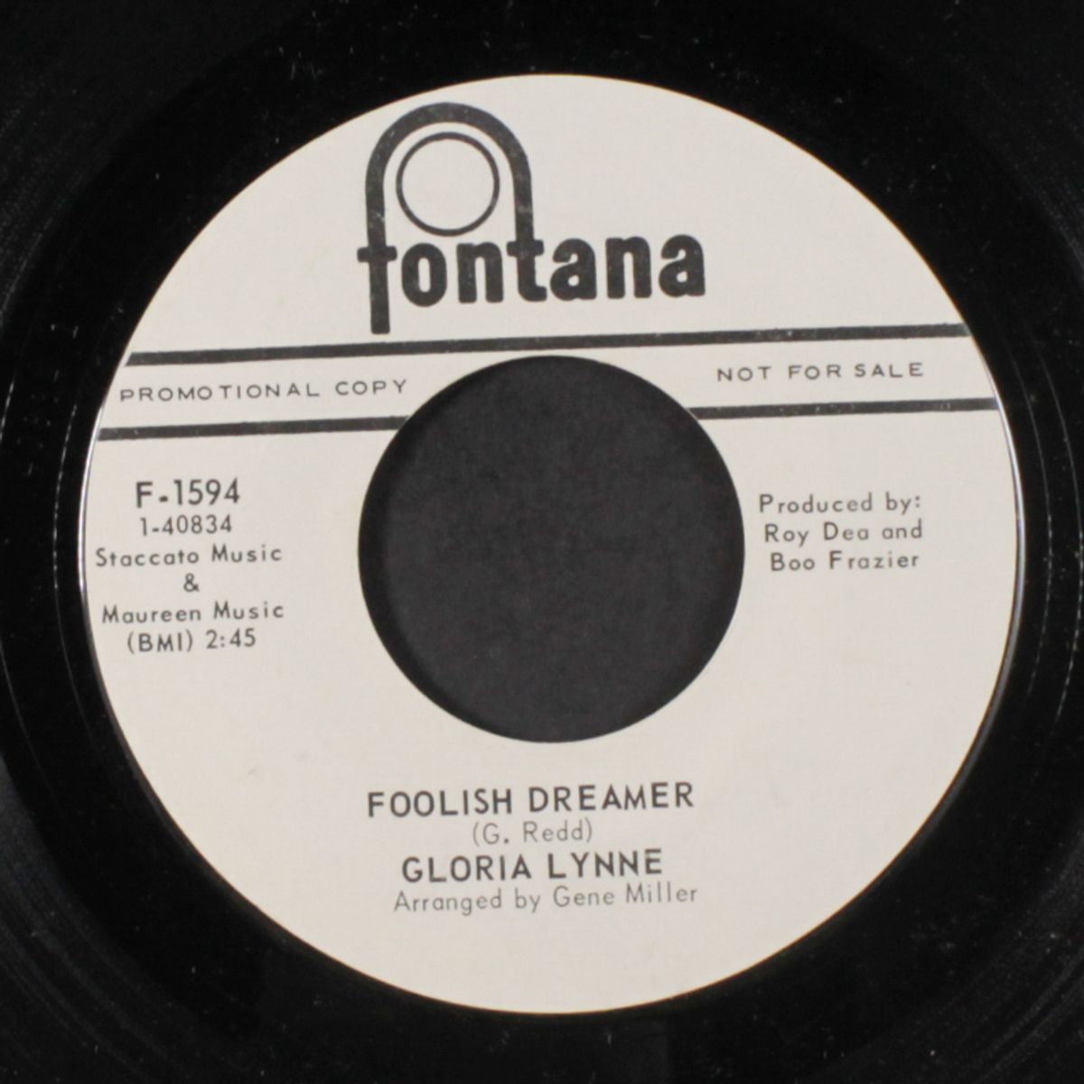 i can't stand it / foolish dreamer by GLORIA LYNNE
