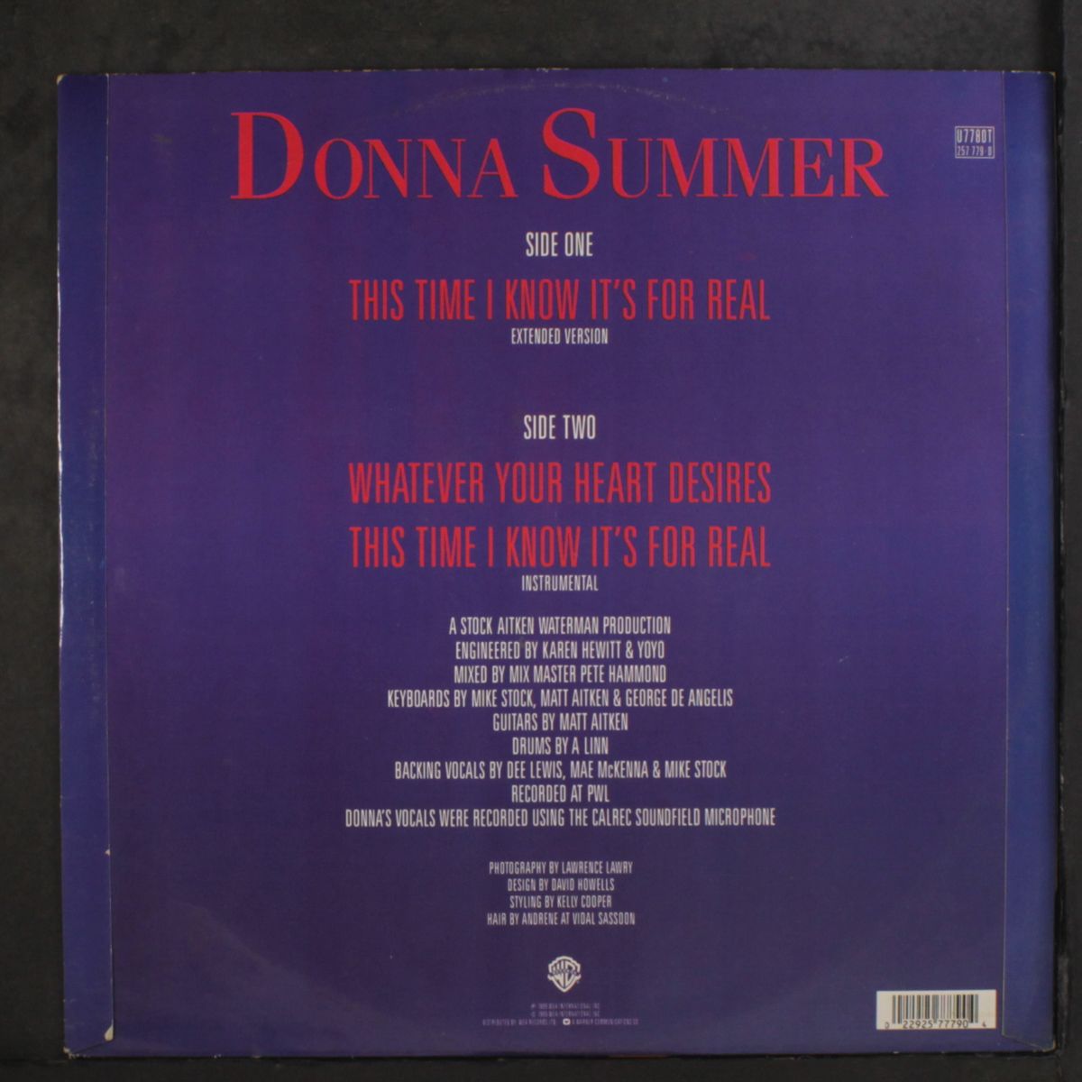 this time i know it's for real by DONNA SUMMER